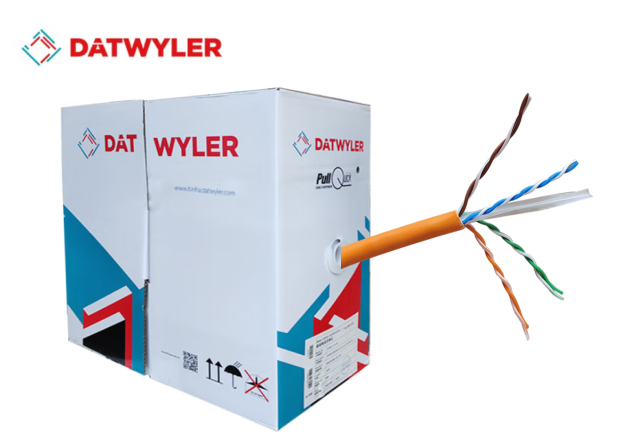6类网线 CU 662 4P 非屏蔽U/UTP六类线 双绞线,Cat.6,AWG23,FRNC/LS0H,IEC 60332-1,橙色&灰色 ...